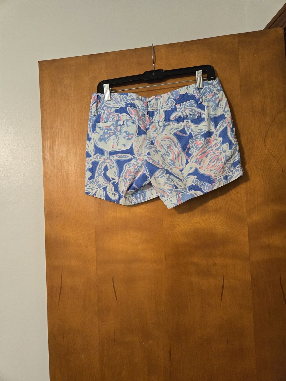 Lilly Pulitzer Callahan Shorts Bay Blue Into the Deep Size 4 - Picture 2 of 6